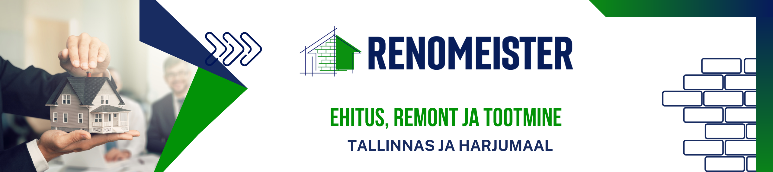 Renomeister – ehitus, remont ja tootmine Tallinnas ja Harjumaal.