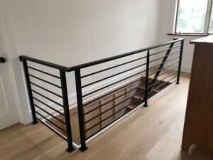 Manufacturing and installation of metal stair railings